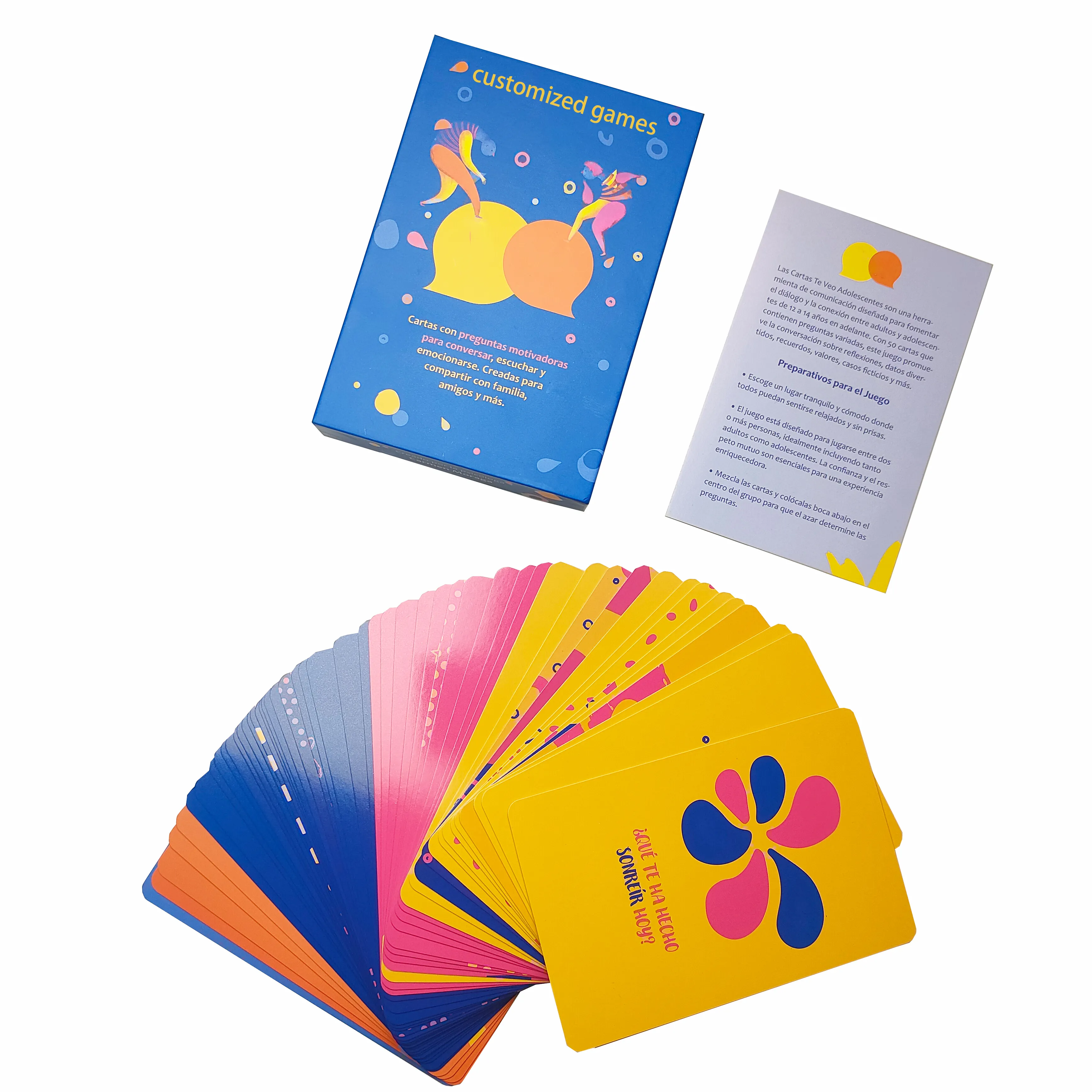 Custom Conversation Starter Cards | Premium Emotional Wellness & Family Bonding Card Game 1