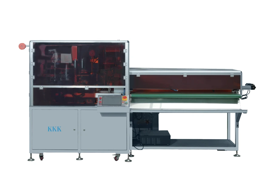 Fully Automatic Metal Zipper Machine with AI Visual Inspection System Intelligent Cutting H Bottom Stop U Top Stop Robot Arm Slider Mounting 5 in 1 1
