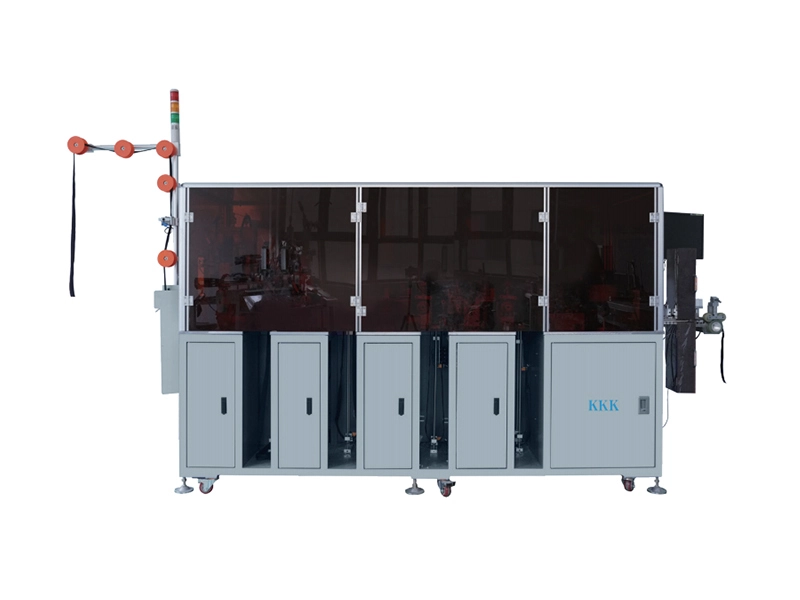 Máquina automática para cremalleras con sellado de película metálica, punzón, inspección de cajas, control de calidad 5 en 1 con IA 1