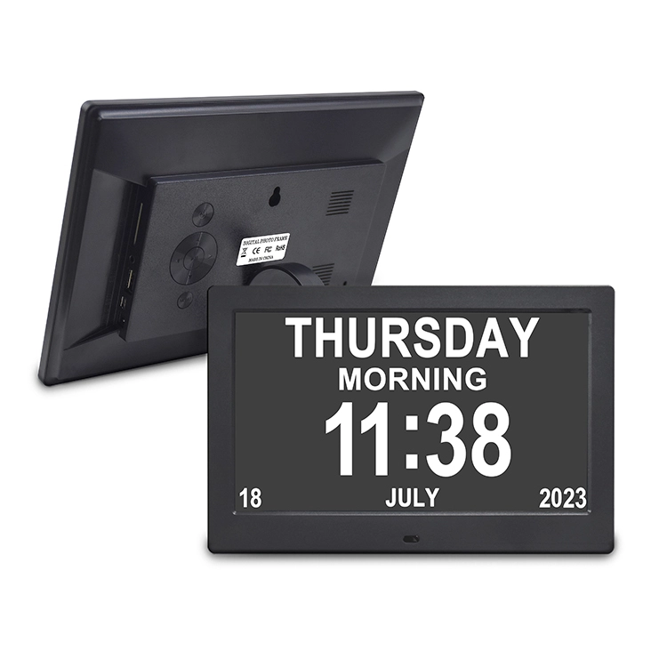 10.1 Large Digital Desk Clock HD display Reminder function Easy use for Home 1