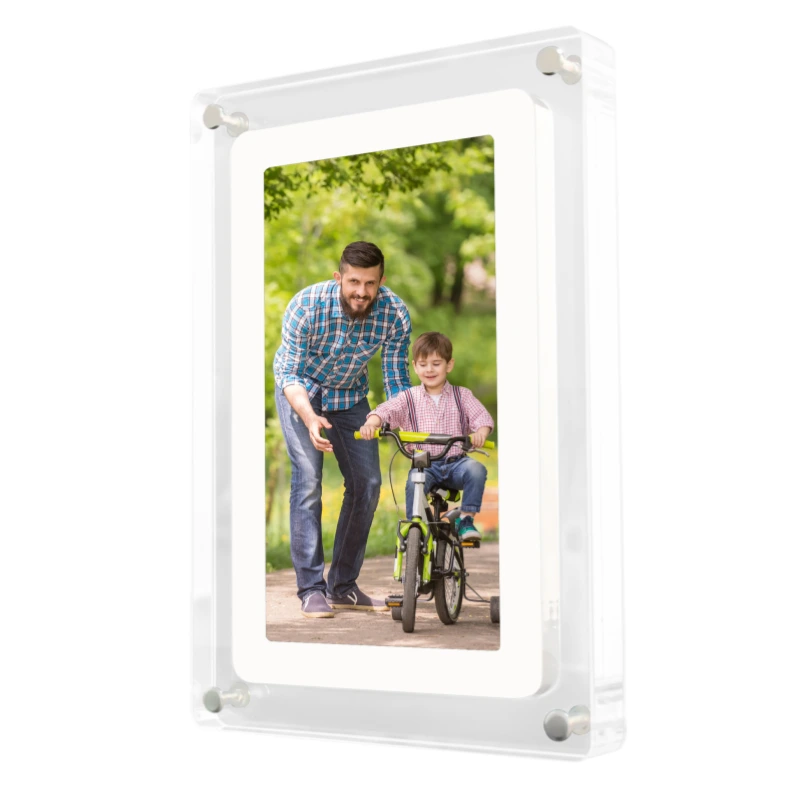 Digital Photo Frame With Battery 7 HD Internal Memory Photo Slideshow Home Decor 1