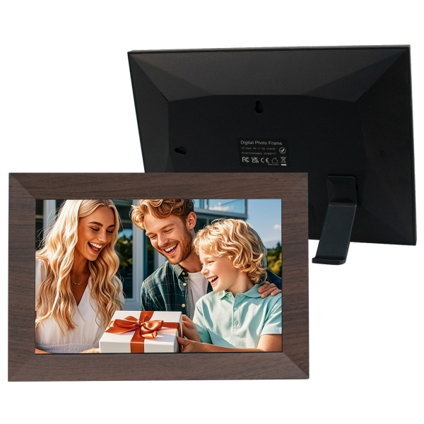 10.1'' Electronic Wood Frame 1280x800 HD IPS Touch SD Card Slot 32 GB Memory 1