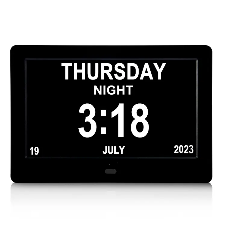 Electronic Wall Clock with Date Product Wholesale - YIAIFRAME 3