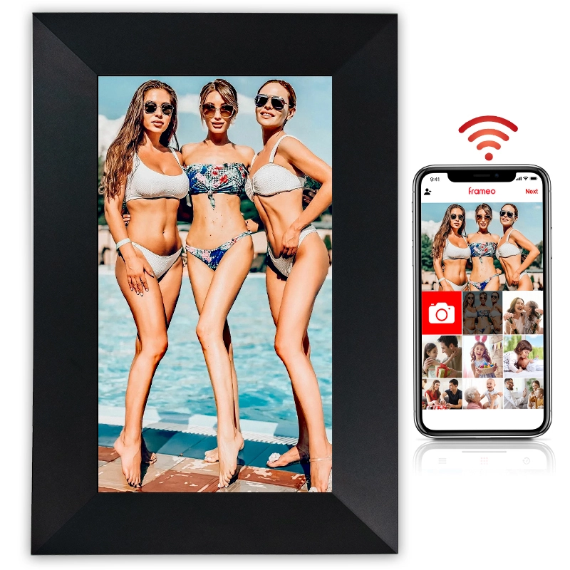 Small WiFi Digital Photo Frame 7 Inch Auto Rotation Video Playback Brightness Adjustable1 1
