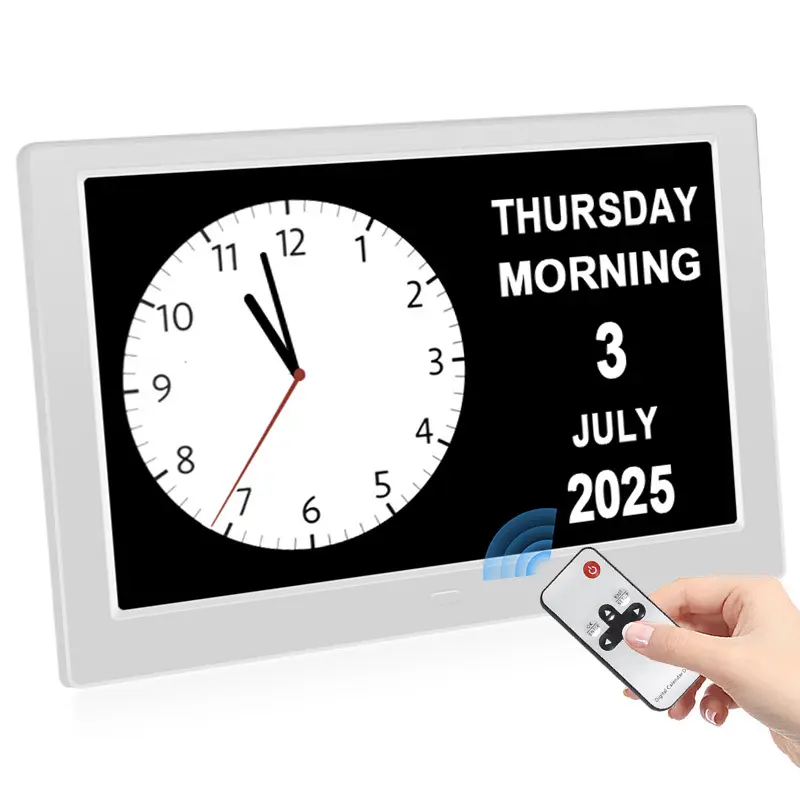 Digital Clock with Date for Seniors by YIAIFRAME 2