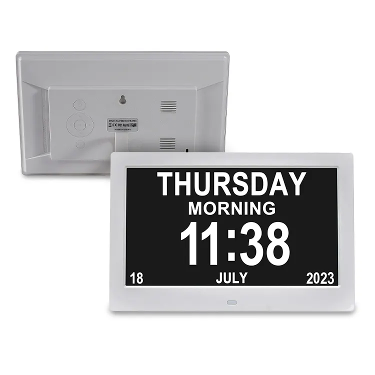 Digital Clock with Date for Seniors by YIAIFRAME 4