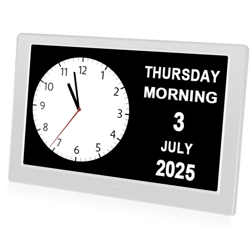 Digital Clock with Date for Seniors by YIAIFRAME 5