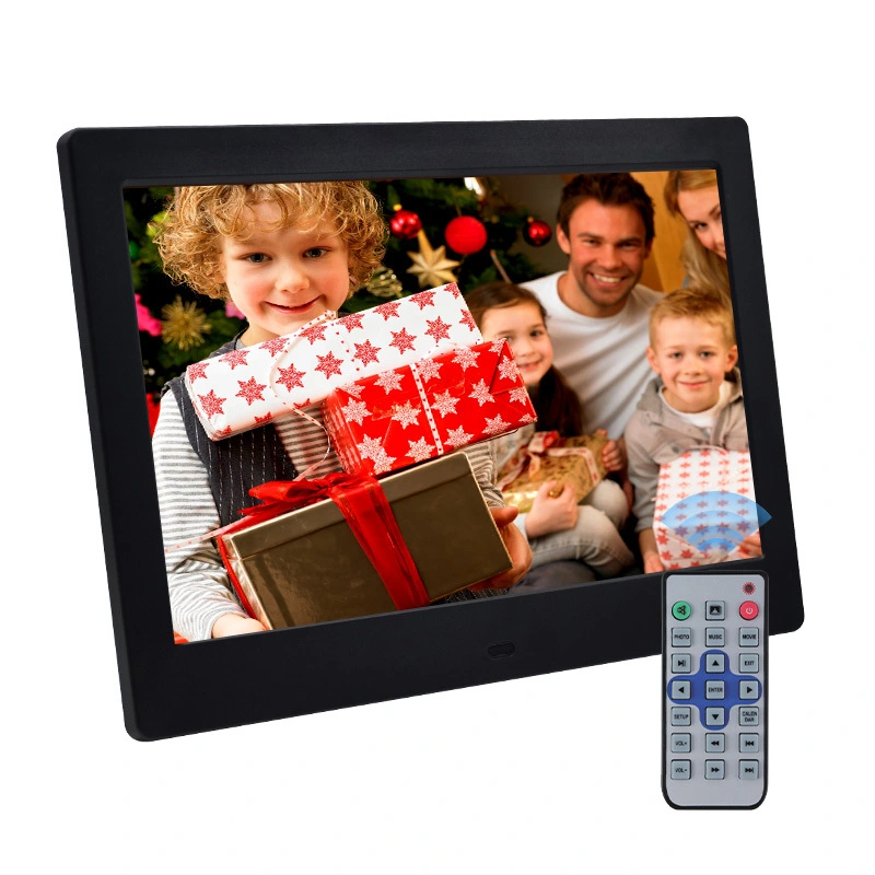 Christmas Gift 10.1 Inch Desktop and Wall Frame 1024*600 USB Playback Music Plug Play Digital Display 1