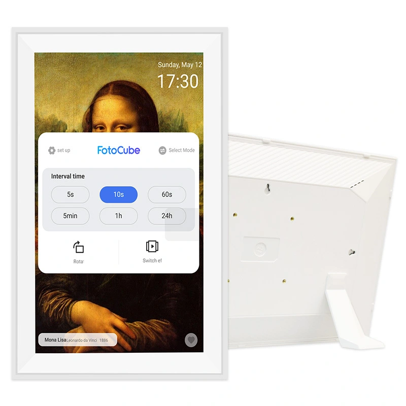 15.6 Touchscreen Family Calendar – White Smart Wall Planner with 32GB, HD Display, Daily Organizer 1