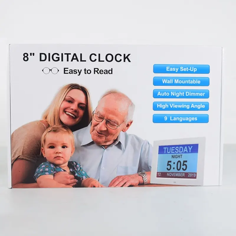 Digital Clock with Day and Time Product Wholesale - YIAIFRAME 5