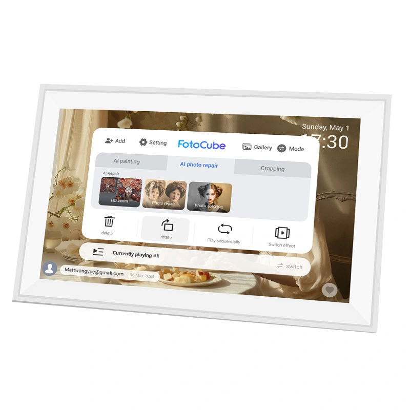 15,6-inch digitale kalender met wifi - IPS HD-touchscreen, 32 GB opslagruimte, familieplanner en fotolijst 1