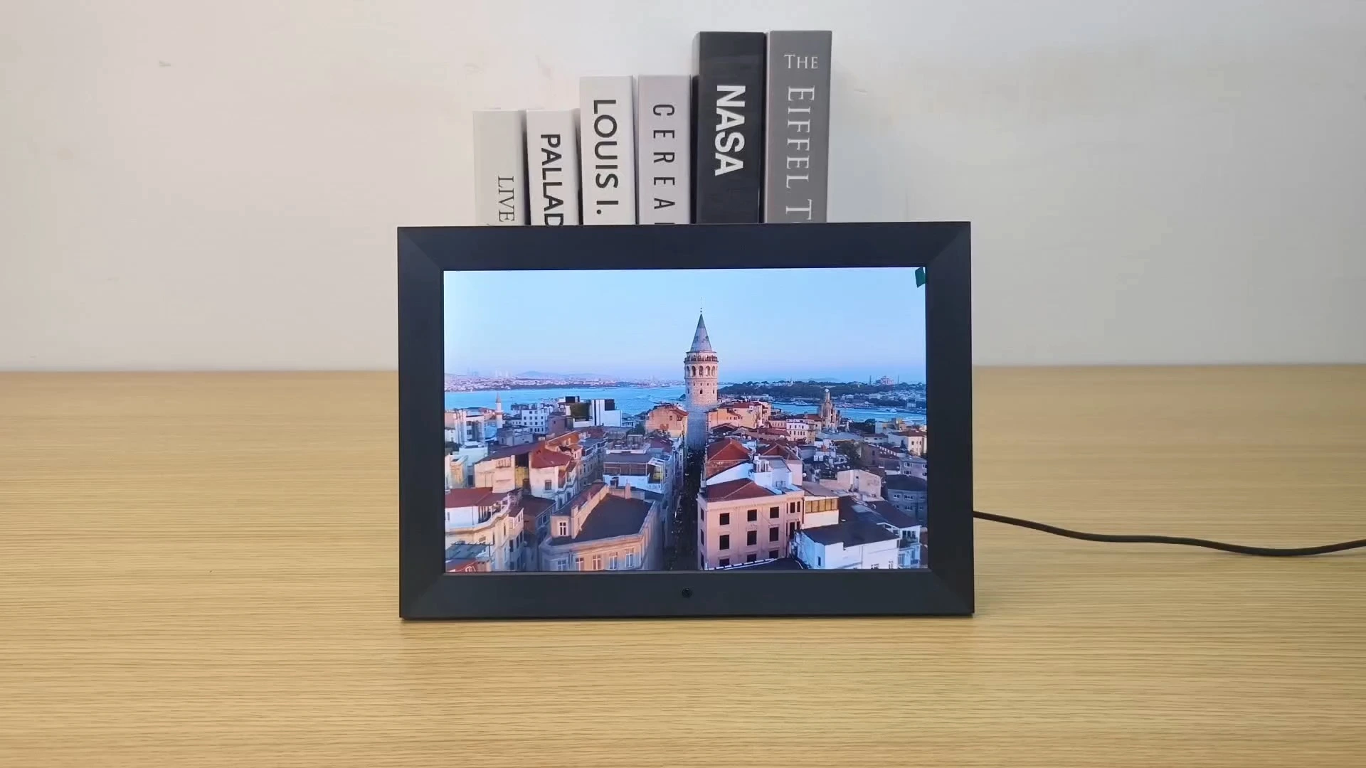 8 Black Digital Picture Frame – Calendar Manager, Remote Control, Auto-Rotate, Music & Video Player 1