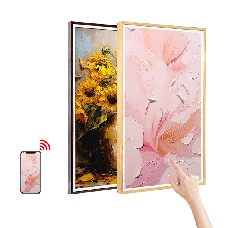 55 Large Photo Frames – FHD WiFi Wall Art Digital Pictures with Auto-Rotate & Cloud App Control 1