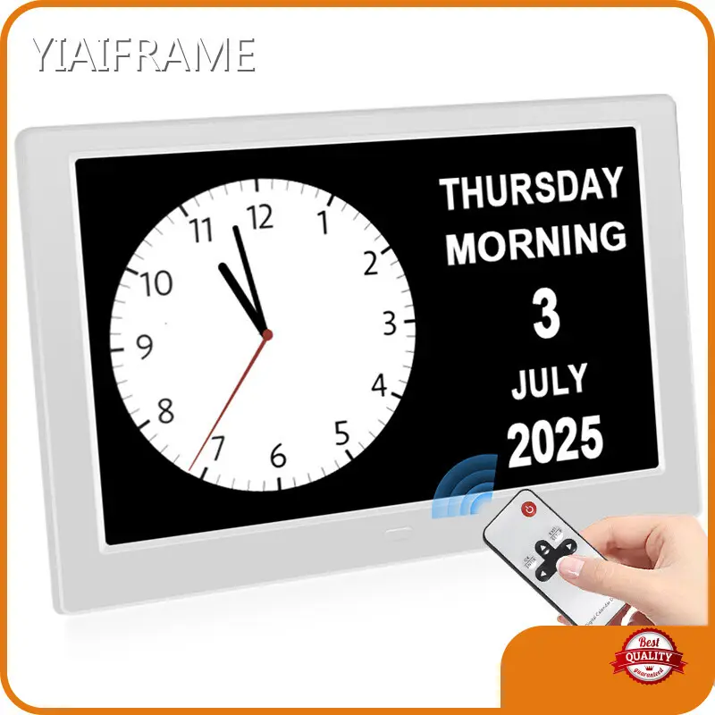 Electric Clock with Day and Date by YIAIFRAME 1