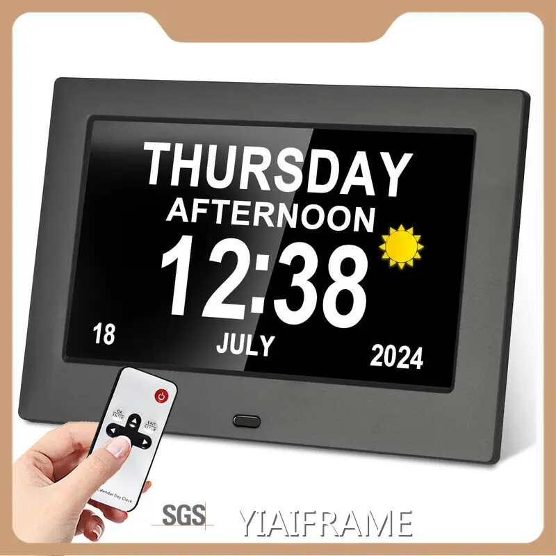 Digital Day and Date Display Digital Day Clock Wholesale - YIAIFRAME 1