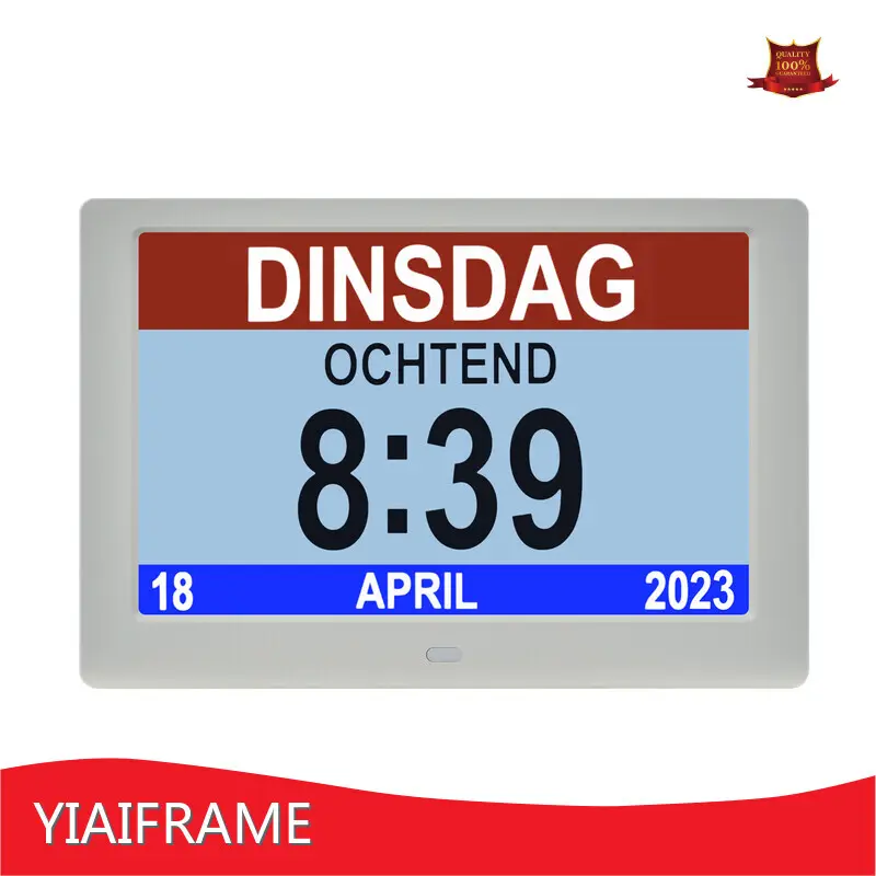 YIAIFRAME Electronic Wall Clock with Date Supply 1