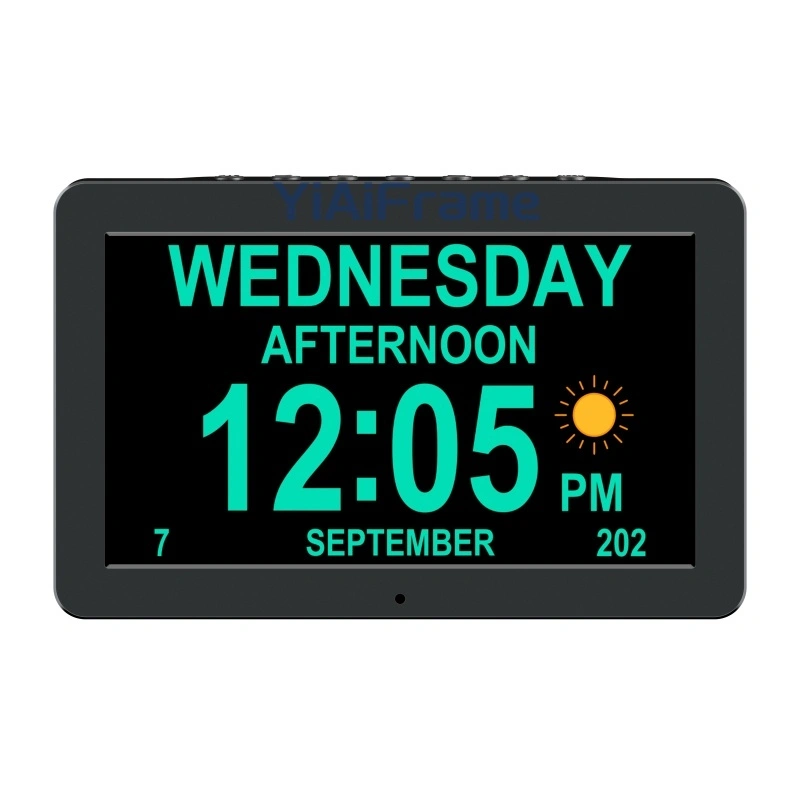 10.1-Inch Large Display Digital Desk Clock with Clear Numbers, Auto Dimming & Alarm Modes 1