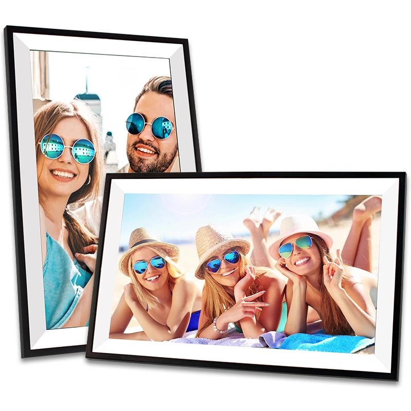 Custom Logo 15.6 Inch Large Digital Photo Display with Touchscreen Video Playback WIFI 1