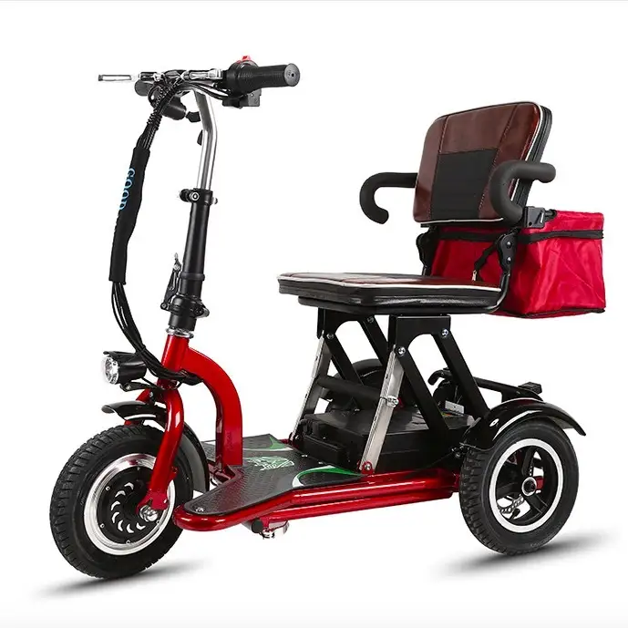 250w Three Wheel Electric Tricycle Foldable Mobility Scooter for Elderly or Disabled 1