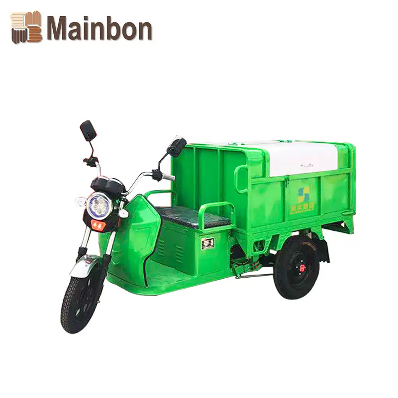 New Electric Tricycle For Outdoor Street Cleaning Trash Tricycle 800l 1