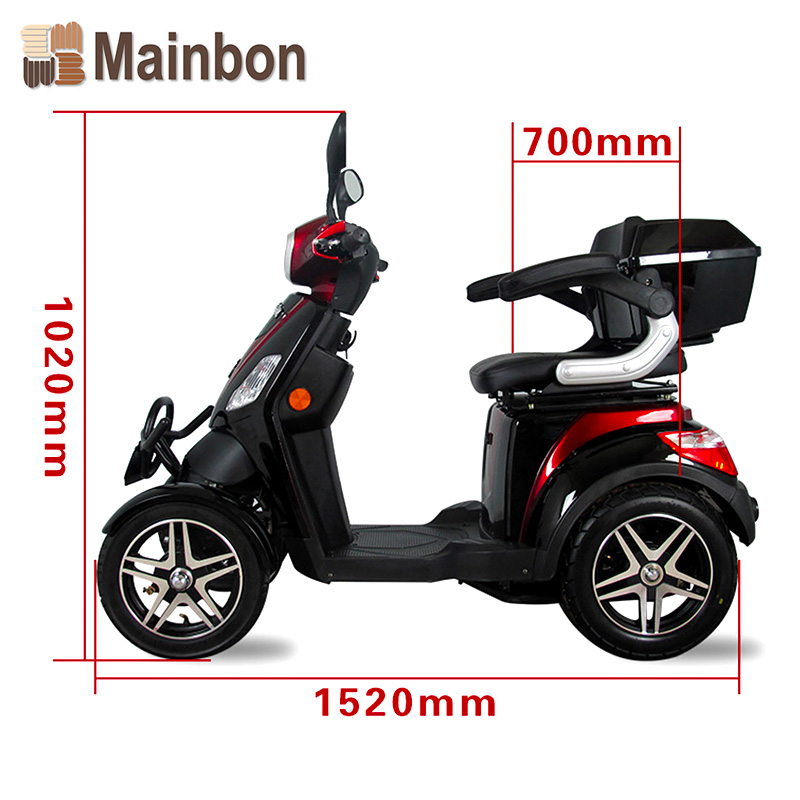 Rechargeable Electric Scooter 4 Wheel Electric Mobility Scooter 4