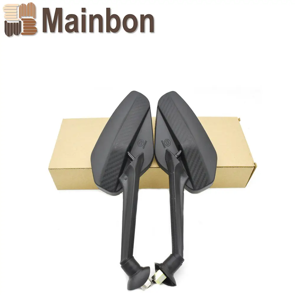 New Handlebar Bike Mirror HD Blast-Resistant Safe Crystal Clear Glass Mirror Rearview Mirror 1