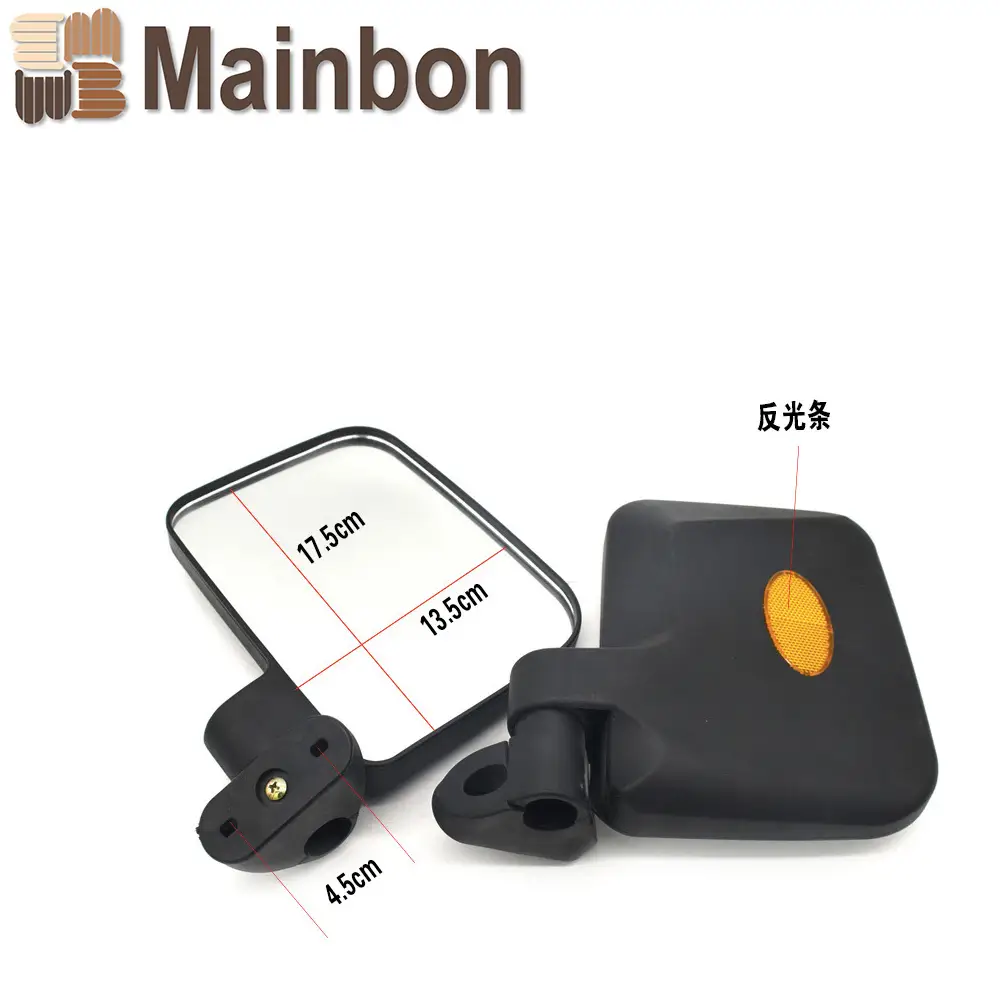 Rear View Mirror Side Mirror with Reflective Strip for Electric motorcycle1 1