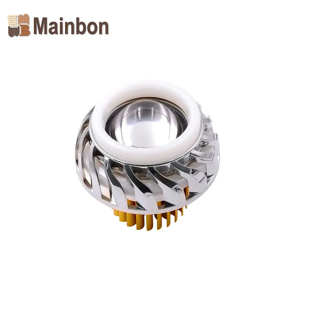Motorcycle Headlight with Angel Eye 12V-85V Moto Lamp LED Fog Point Head Light Energy Saving Lasting 1