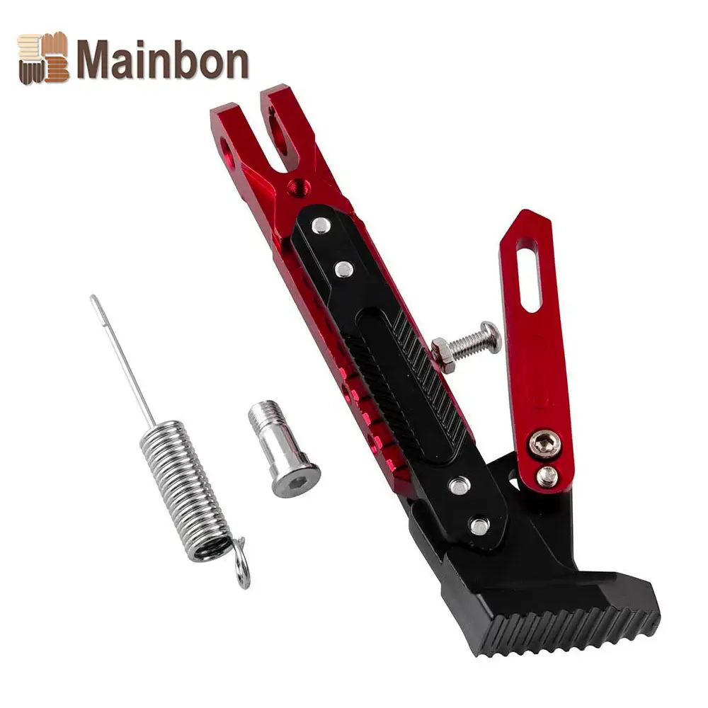 Adjustable other Motorcycle Foot accessories part Kick Side Durable Resistant Support Bracket bicycle electric motorcycles stand 1