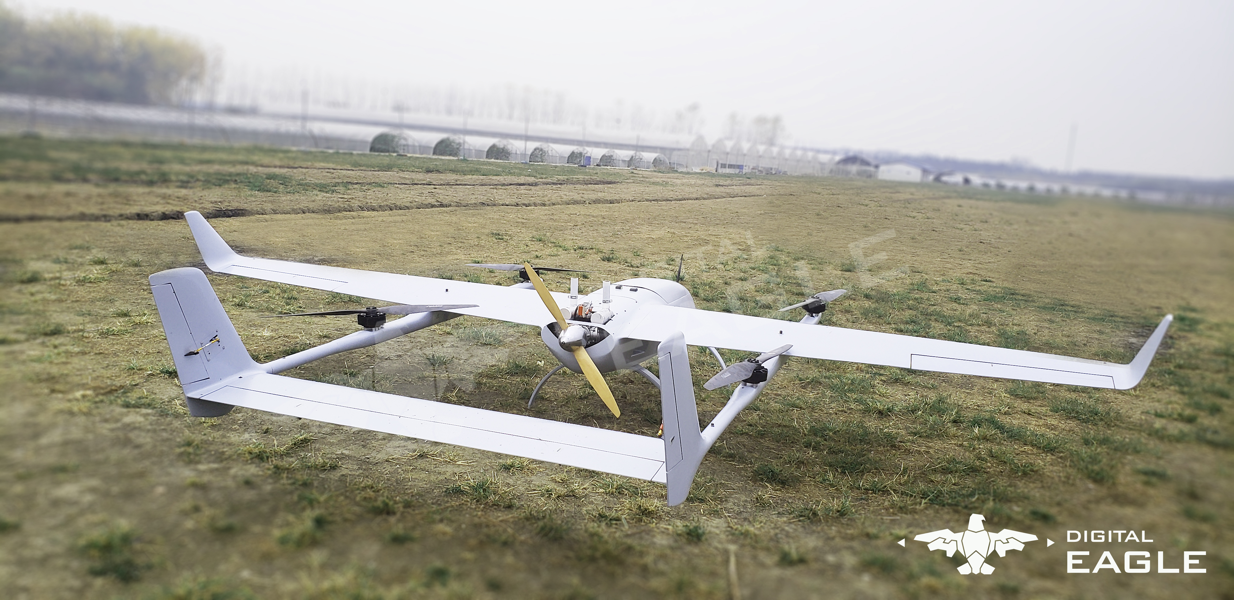 VTOL Fixed Wing Hybrid Training Drone UAV for Border and Pipeline Patrol YFT-CZ45RC 3