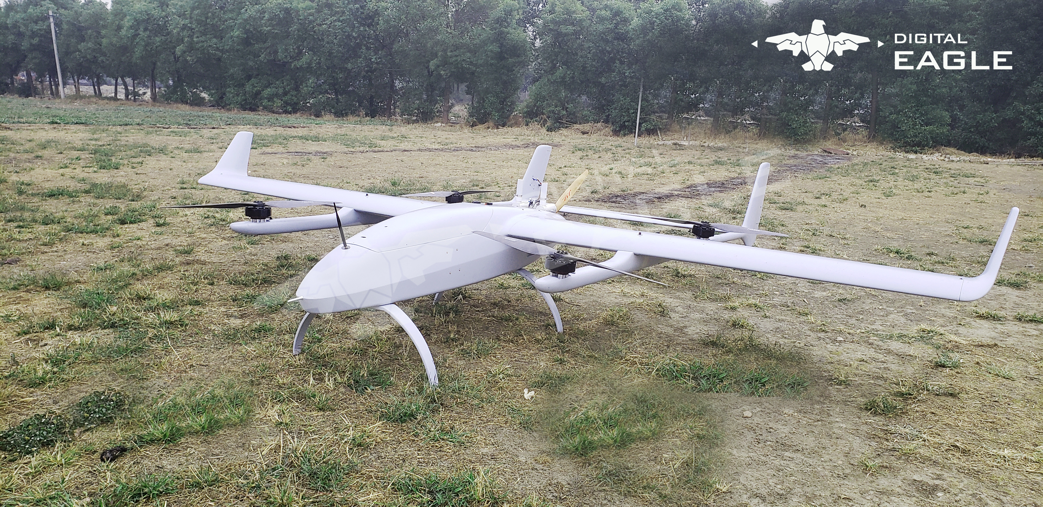 VTOL Fixed Wing Hybrid Training Drone UAV for Border and Pipeline Patrol YFT-CZ45RC 4