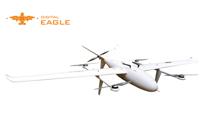 drone ad ala fissa affidabile VTOL per la protezione delle piante | Digital Eagle 2