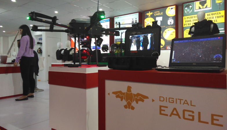 Digital Eagle UAV in International Defence Exhibition and Semina(IDEAS) 6
