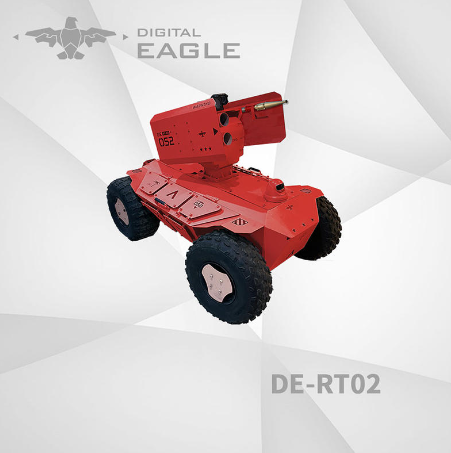 Firefighting drone and unmanned vehicle 2