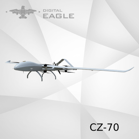 Digital Eagle Fixed Wing VTOL Drone YFT-CZ70RC for Long Range Surveillance Training 1