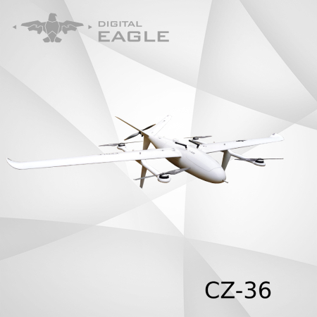Digital Eagle YFT-CZ36RC Battery VTOL Fixed Wing Drone UAV 1