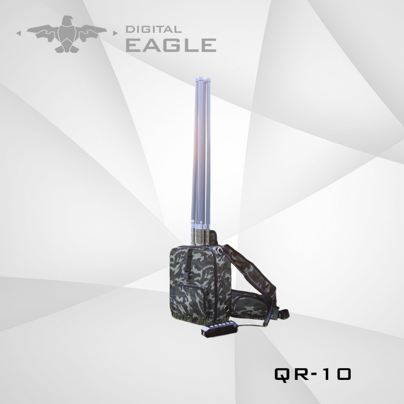 Customized Digital Eagle QR-10 Drone Jammer Backpack 1