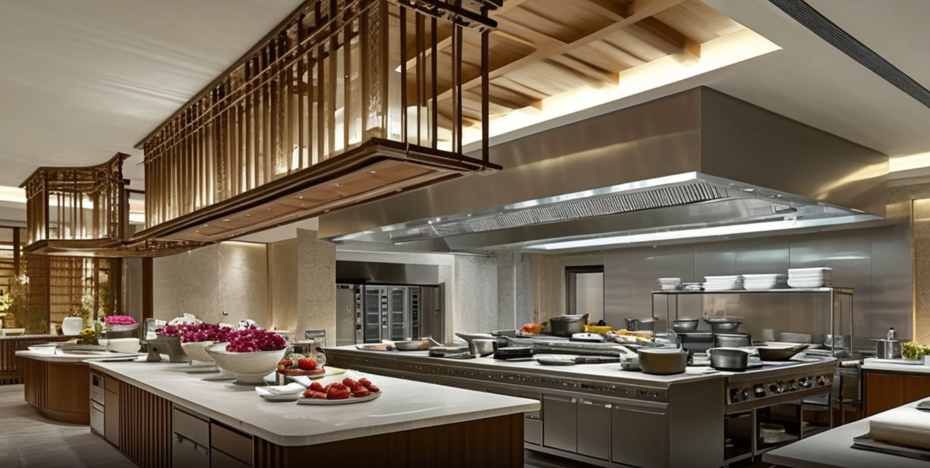 Proyecto de cocina del Hotel Mandarin Oriental