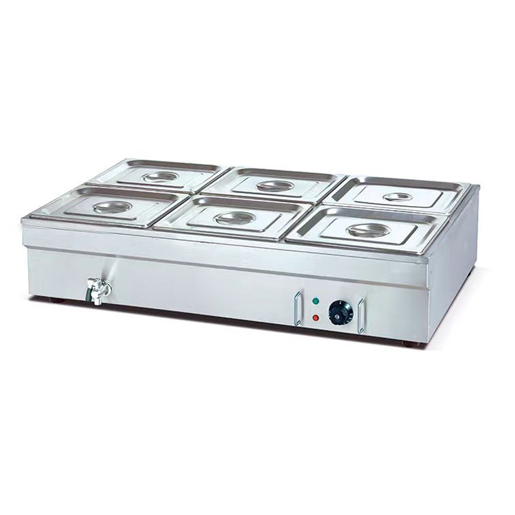 table de table bain marie se réchauffer