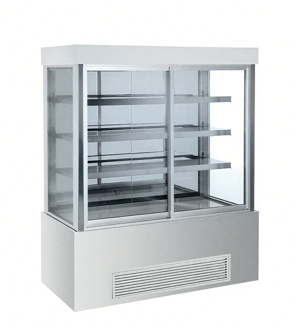 Keasid Commercial Vertical Cake Display Cabinet | Refrigerated Pastry Showcase 1