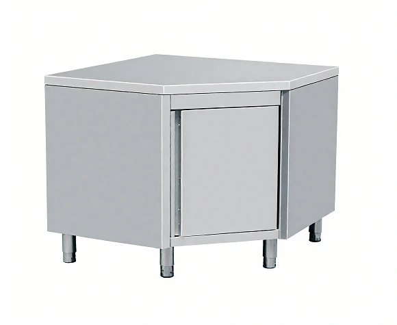 stainless steel corner kitchen cabinet