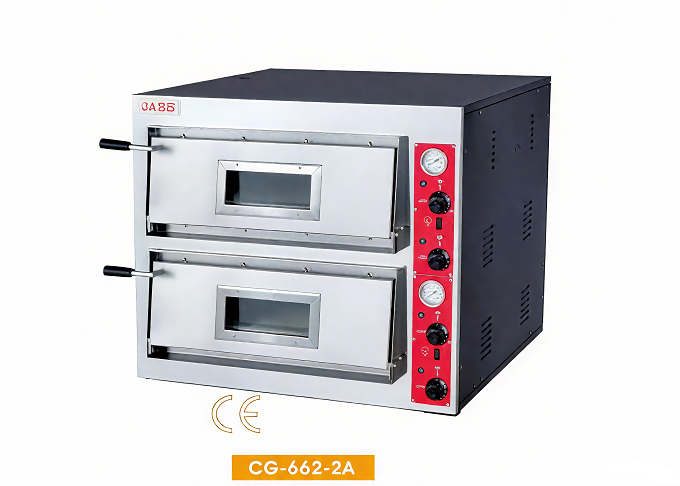 Kaesid Commercial Electric Pizza Oven -  Single & Double Layer Stainless Steel Deck Baker 4