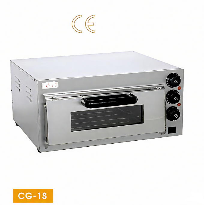 Kaesid 1 or 2 Layer Electric Deck Pizza Oven - Stainless Steel Commercial Oven with Timer 2