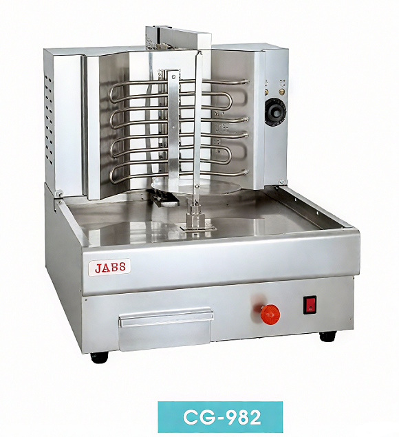 Máquina de grelha elétrica comercial premium Kaesid para shawarma | Forno automático de kebab giratório/doner para restaurantes 1