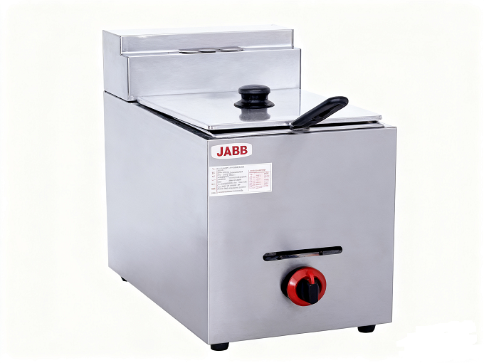 Friteuse à gaz de comptoir Kaesid à cylindre simple ou double – Friteuse compacte commerciale en acier inoxydable pour restaurants et food trucks 4