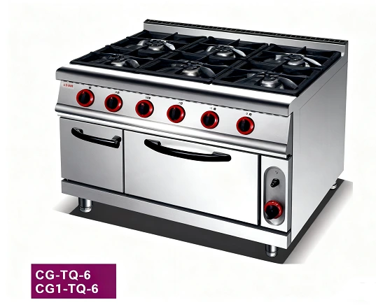 gas range with oven
