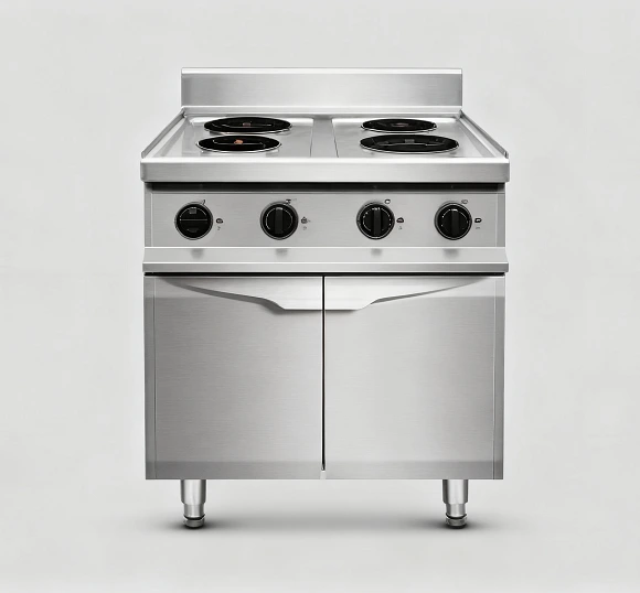 electric range with oven