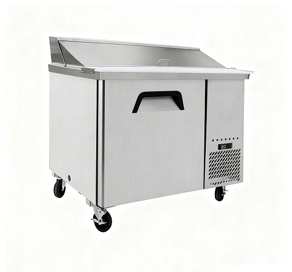commercial sandwich prep table