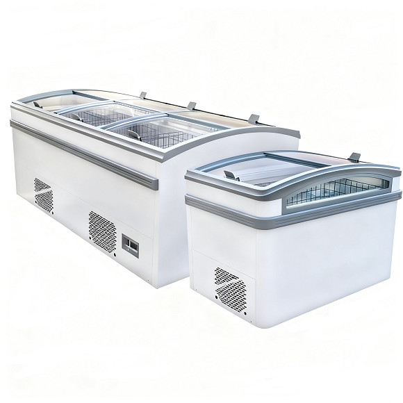 Freezer combinado Kaesid para ilha | Refrigeração flexível e de fácil manutenção para supermercados 1