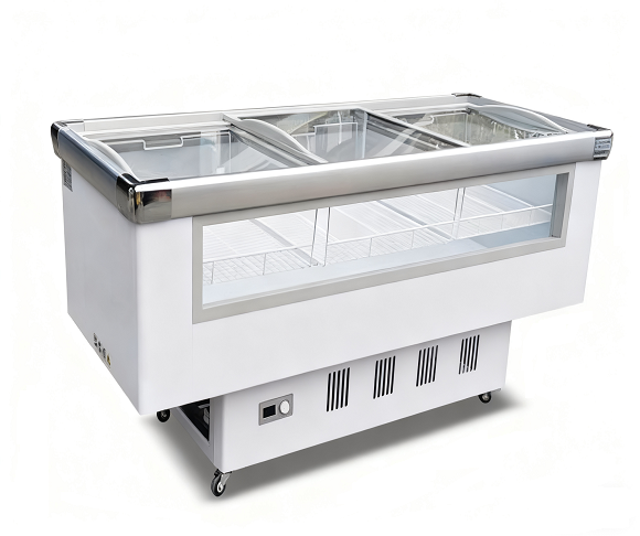 Kaesid Flat Island Cabinet Freezer | Advanced Supermarket Refrigeration Solution 1